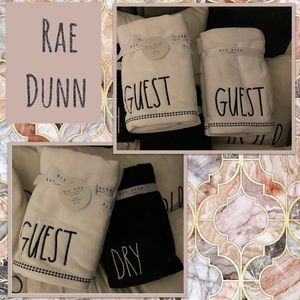 Rae Dunn Hand Towel Set (4).   NWT!!